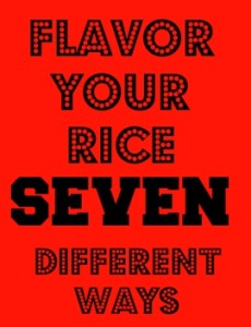 Flavor Your Rice
