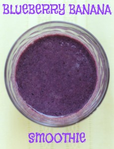 Blueberry Banana Smoothie